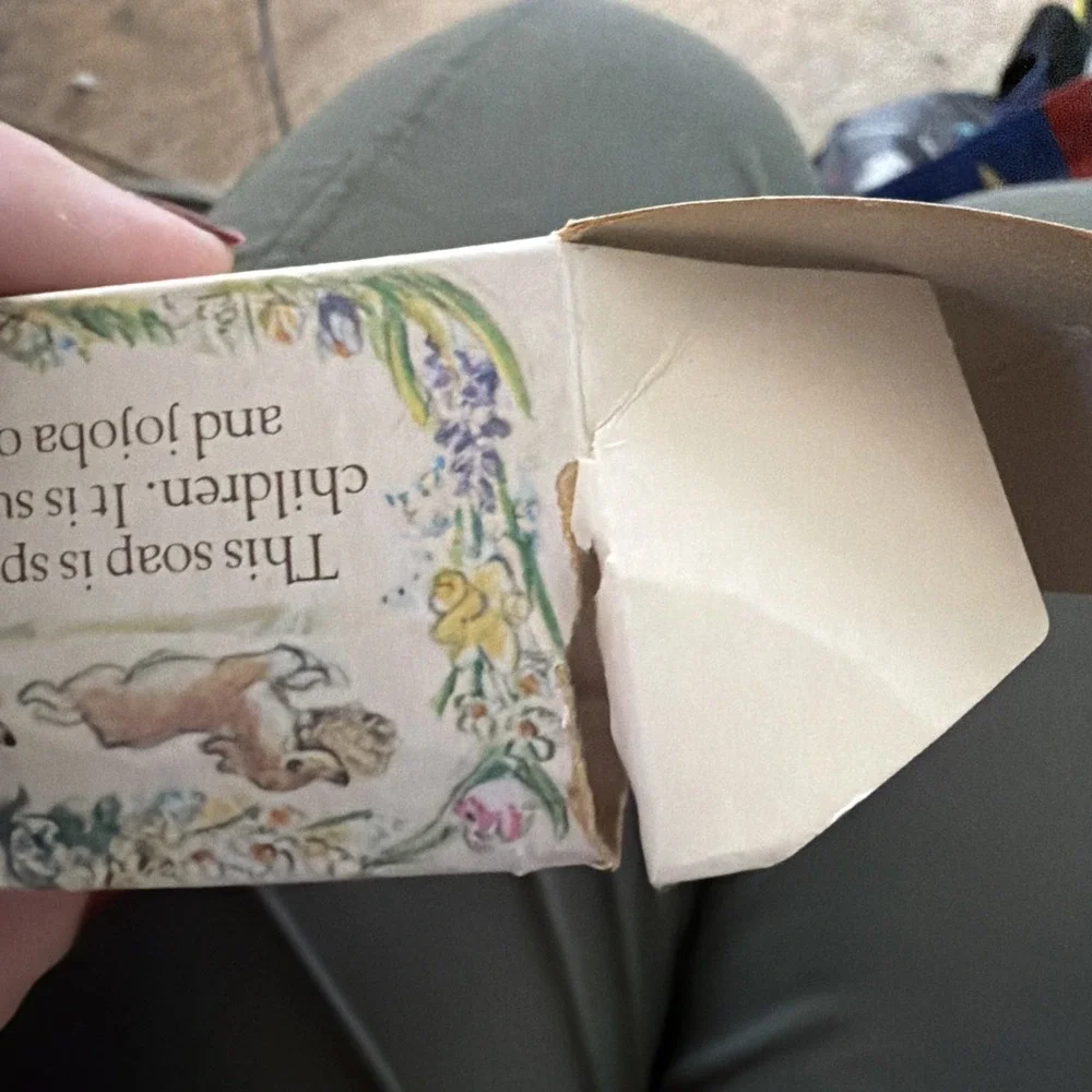 Vtg Crabtree & Evelyn‎ Corgi Soap Tasha Tudor illustrated Box 2.1 oz New in box